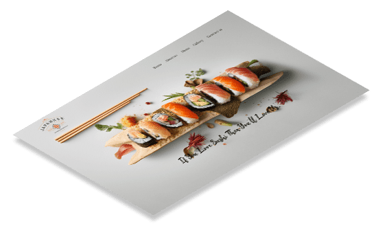 Japanese Restaurant Web Design
