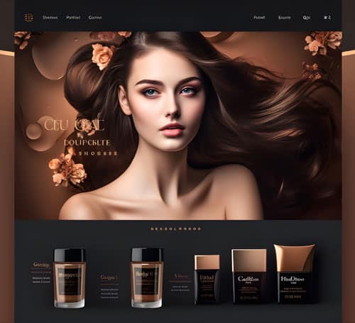 Web shopping online Cosmetic Products